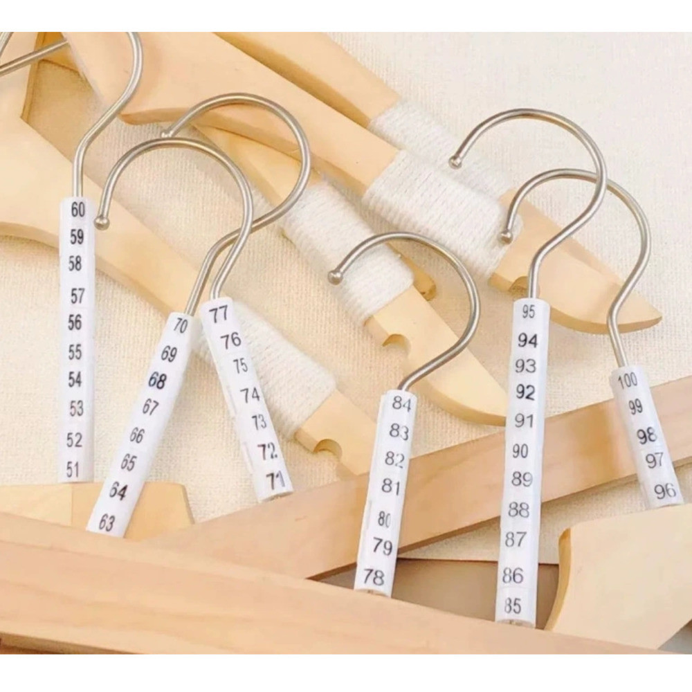 

1pack Series Number 1-50 Opts Clothes Hanger Marker Number Hanger Sizer Garment Markers Tag For Garment Clothing Color Coding