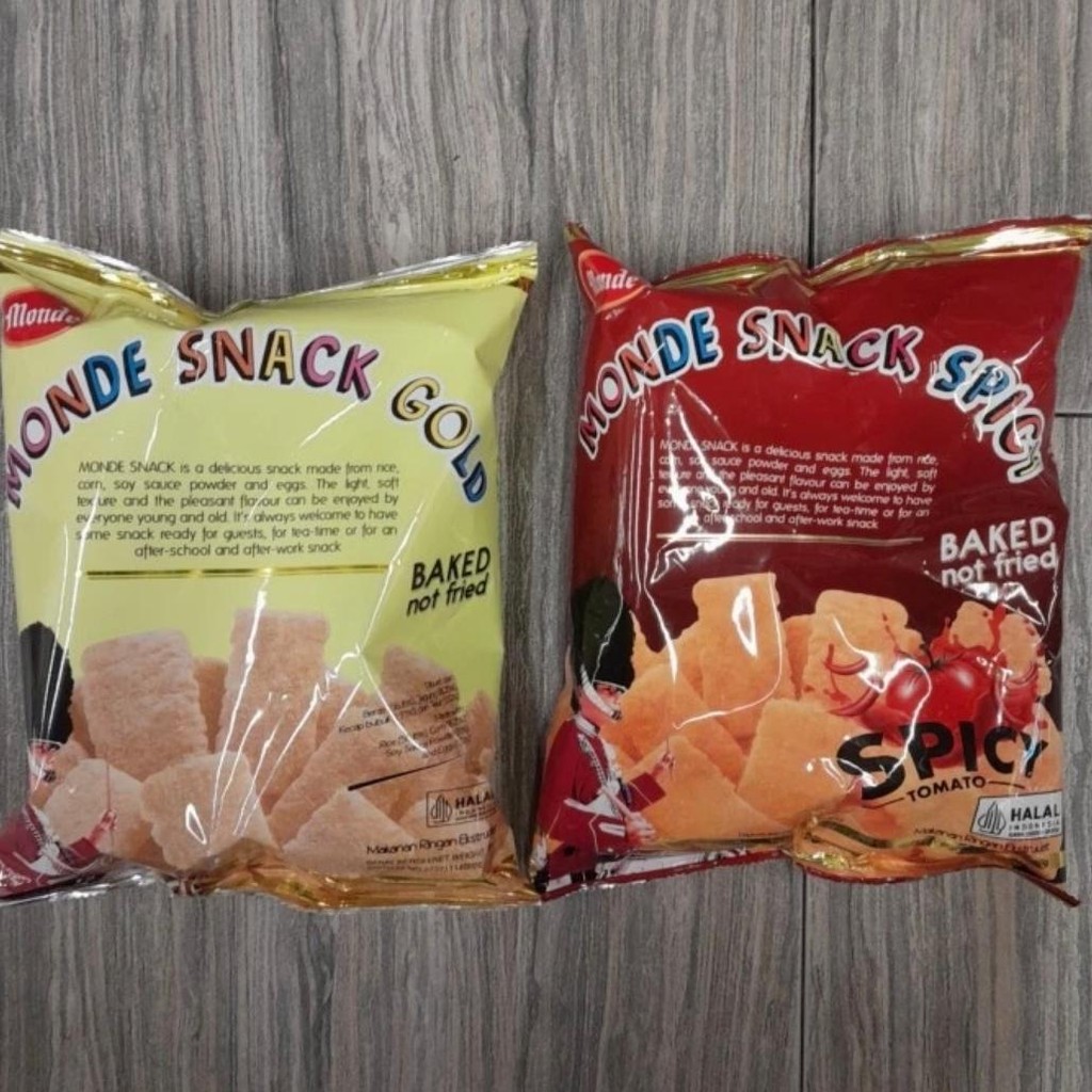 

Monde Serena Gold Baked Snack Rasa ORIGINAL / SPICY TOMATO 60gr