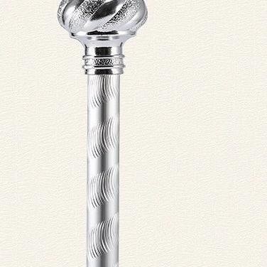 Batang gorden besi gorden tihang gorden full set - cristal silver, Panjang 150.cm