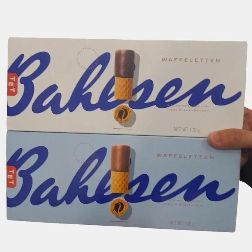 

Bahlsen Waffeletten Crispy Thin Wafer Rolls IMPORT Rasa Milk Chocolate / Dark Chocolate 100gr