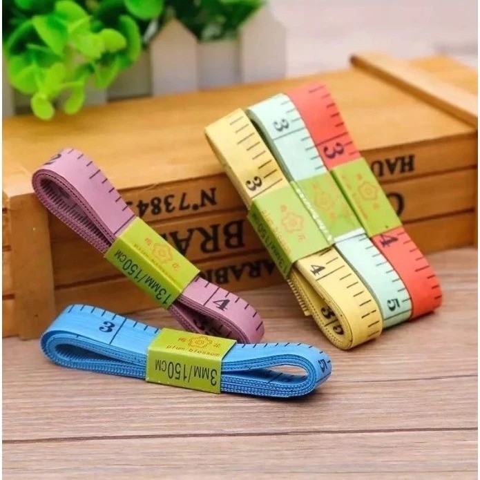 

METERAN KAIN MURAH / METERAN JAHIT ALAT UKUR MULTIFUNGSI KAIN BAJU LINGKAR BADAN DAN LINGKAR KEPALA PANJANG 150CM A1B2C3