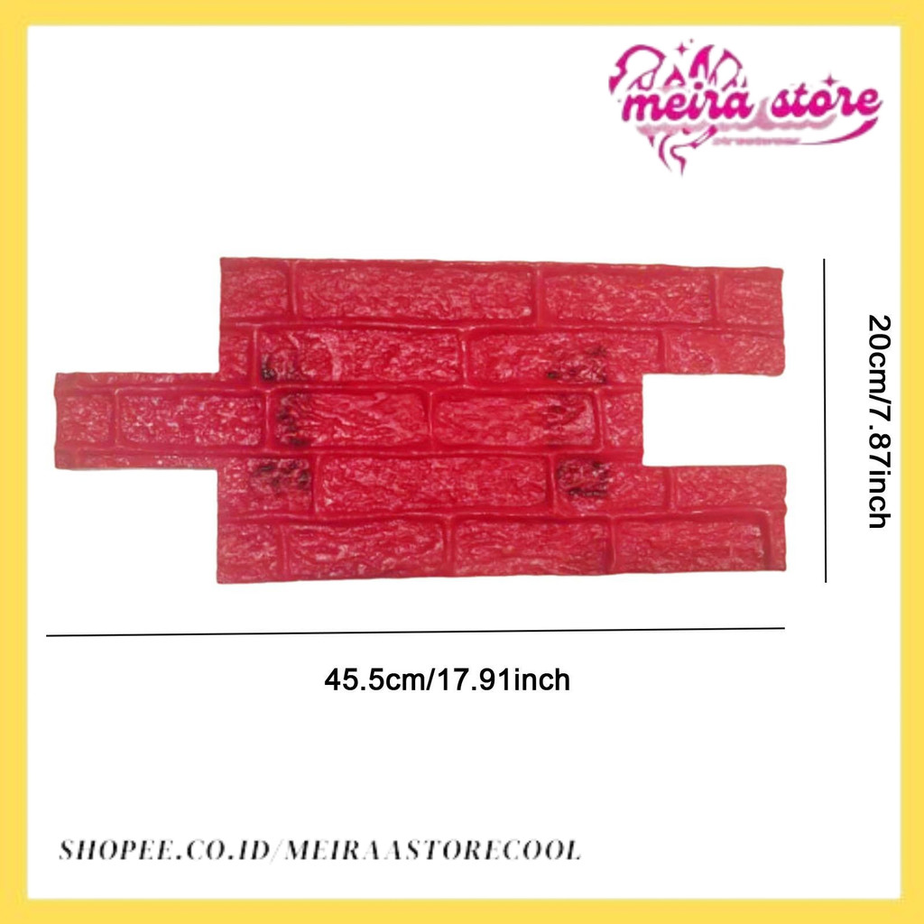 Realistic Stone Texture Concrete Stamp for Wall or Ground Sturdy Outdoor Landscaping Stone Forms Flo