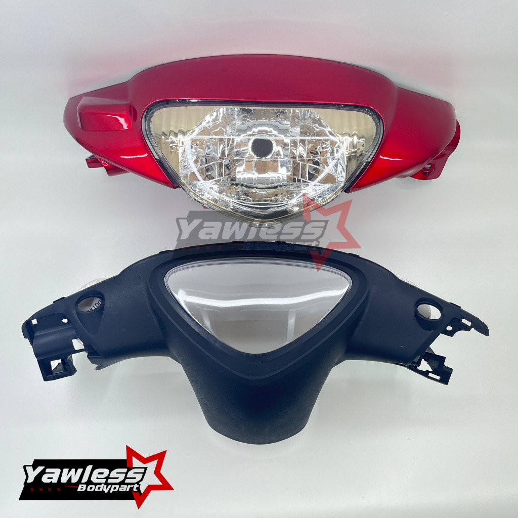 Batok Depan Mio Sporty Merah Maroon Tahun 2003 / Totok Mio Sporty Merah Maroon + Mika Speedometer