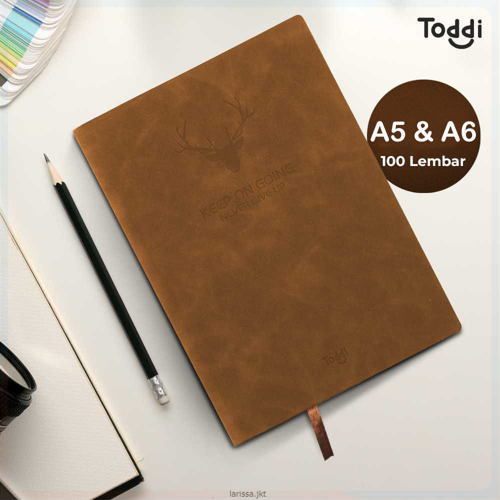 

Toddi Buku Jurnal Catatan Harian Notebook Diary Cover Kulit 200 Halaman CW-5026