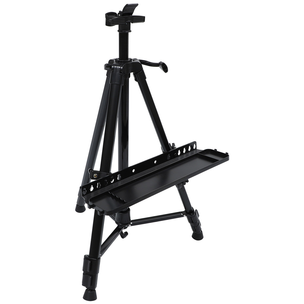 

Easels Painting Portable for Adjustable Standing Display Folding Artist Black Tabletop Child