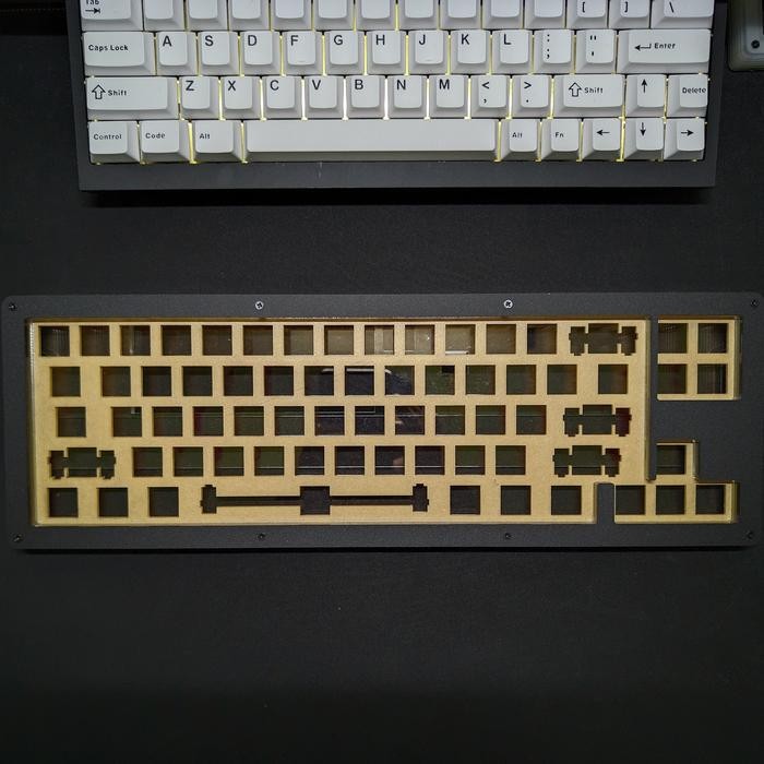 Case Akrilik Koodo Arcadia Mechanical Wireless Gaming Keyboard - Gasket Mount, Non Screwless