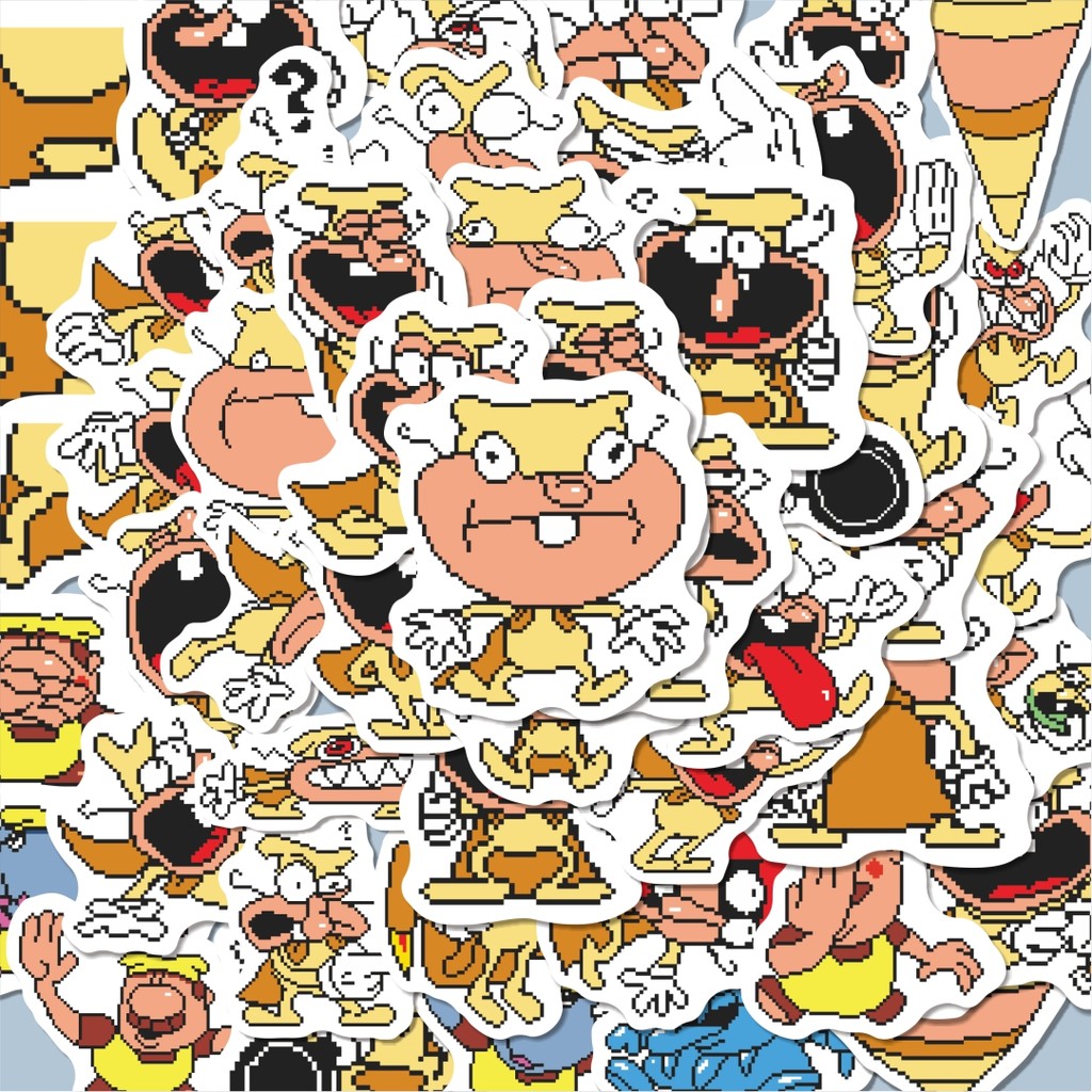 

100PCS Lucu Stiker Pizza Tower V6 Stiker Aesthetic Stiker Anti Air Stikers Berperekat Waterproof sticker decal buat Motor Helm Buku Journal Koper Casing HP Laptop Botol Minum Hadiah anak