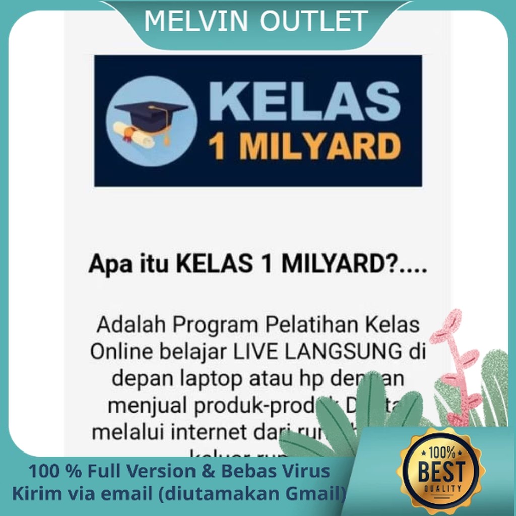 KELAS 1 M MILYAR MILYARD TUTORIAL JUALAN PRODUK DIGITAL DI RUMAH AJA DIGITAL