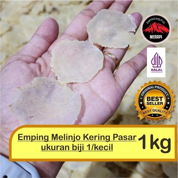 

1KG EMPING MELINJO KERING PASAR ASLI KEBUMEN Food - BIJI 1/KECIL