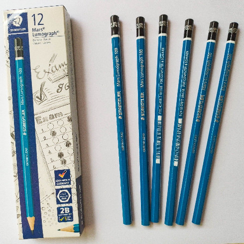 

Pensil 2B Staedtler Mars Lumograph / Pensil Ujian 2B Staedler ASLI
