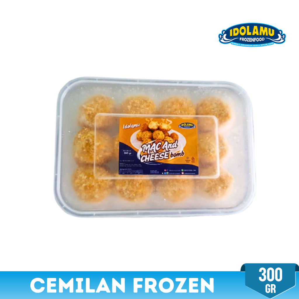 

IDOLAMU MAC AND CHEESE BOMB CEMILAN FROZEN KEMASAN 300 GR