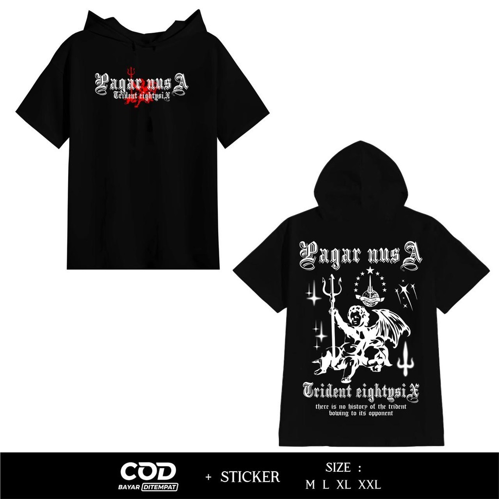 Ts-HOODIE PAGAR NUSA MENYALA PAGAR NUSA TRIDENT EIGHTYSIX - TS HOODIE DISTRO PAGAR NUSA - TS HOODIE 