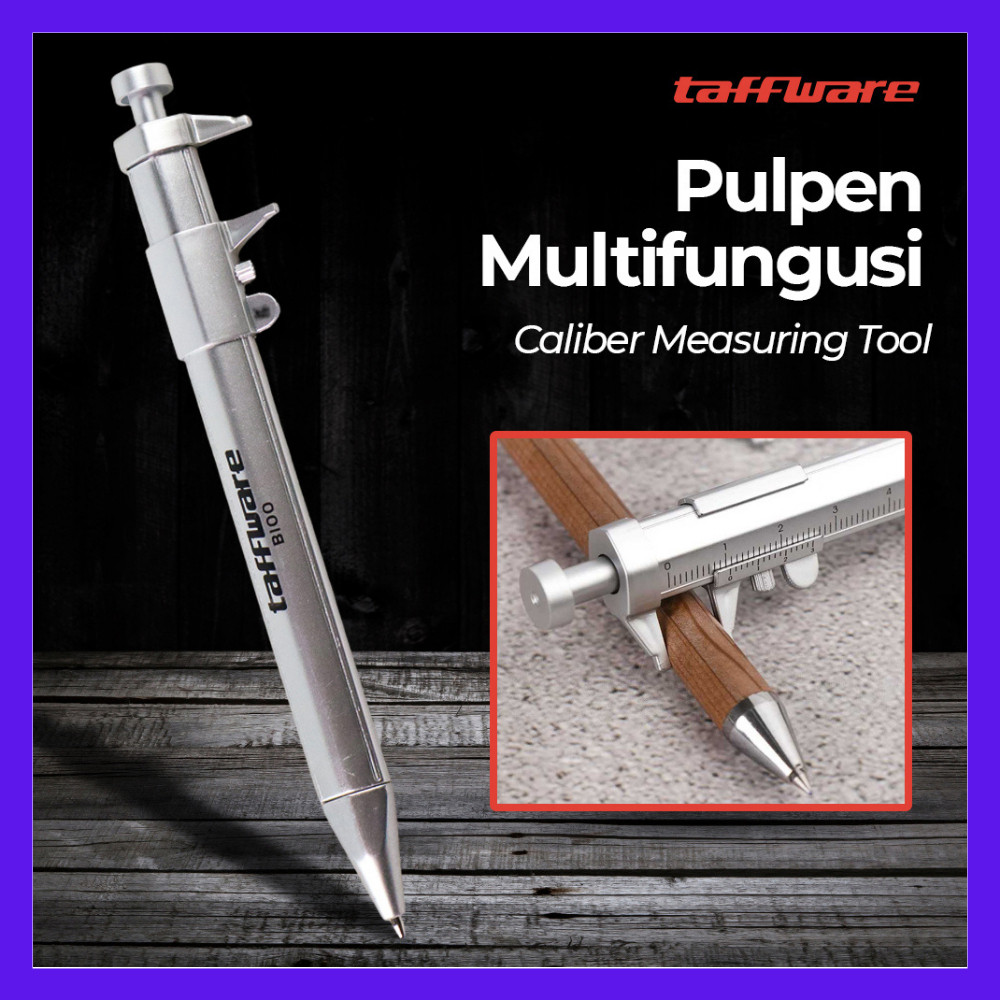 

SILVIA ATENA STORE-PEN Ukur Sigmat Ballpoint Multifungsi Pena Pulpen Ballpoint Pen Caliber Measuring Tool Scale Ruler-COD