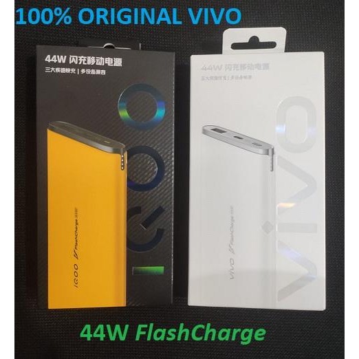 promo VIVO 44W FlashCharge Power Bank 10000mAh Original - Hitam