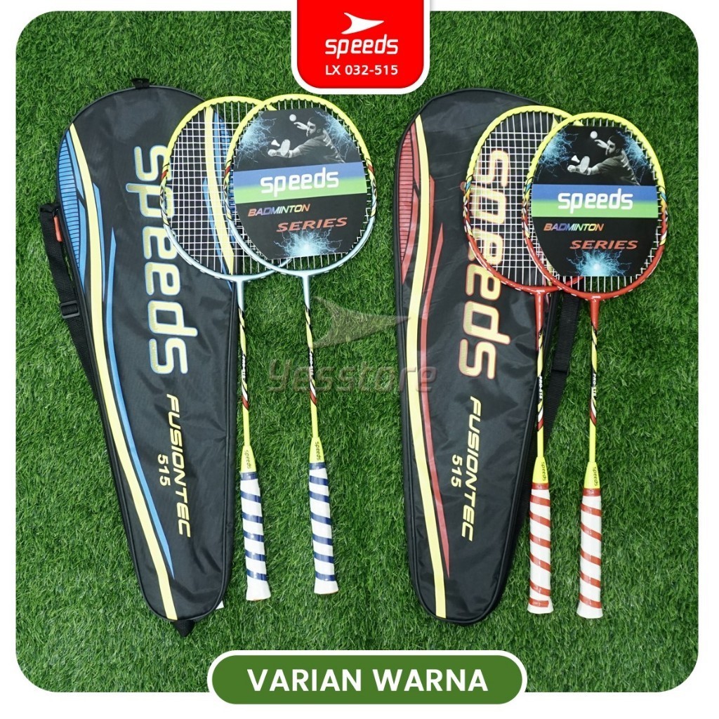 【SPEEDS】Raket Badminton Bulu Tangkis Olahraga Badminton Racket Badminton Berkualitas （+Tas 032-515