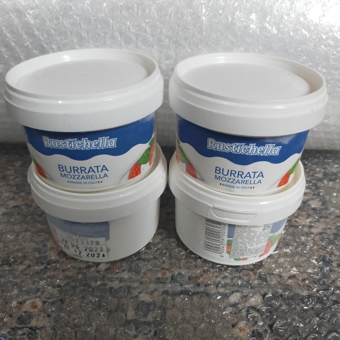 

rustichella burrata cheese keju mini cup 100gr