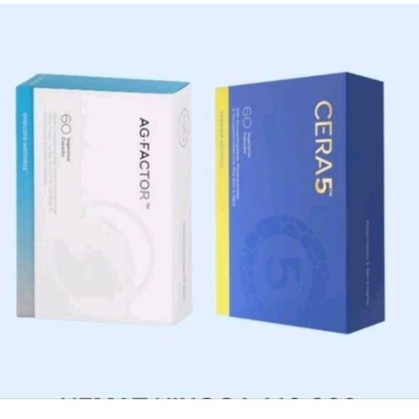 AG FACTOR CERA5  cera5 suplemen kecantikan antiaging antipenuaan dan whitening skin ag factor cera5 