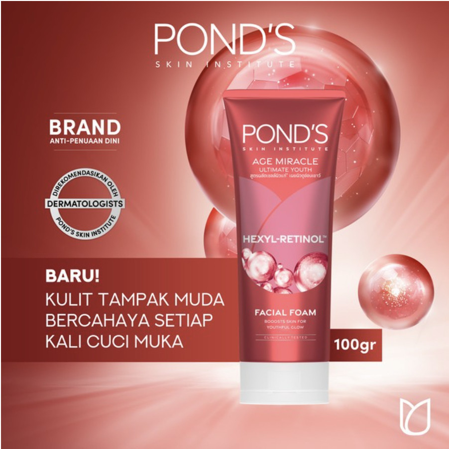 Ponds Age Miracle Facial Treatment Cleanser 100ml / Cuci Muka Ponds Muraaaah
