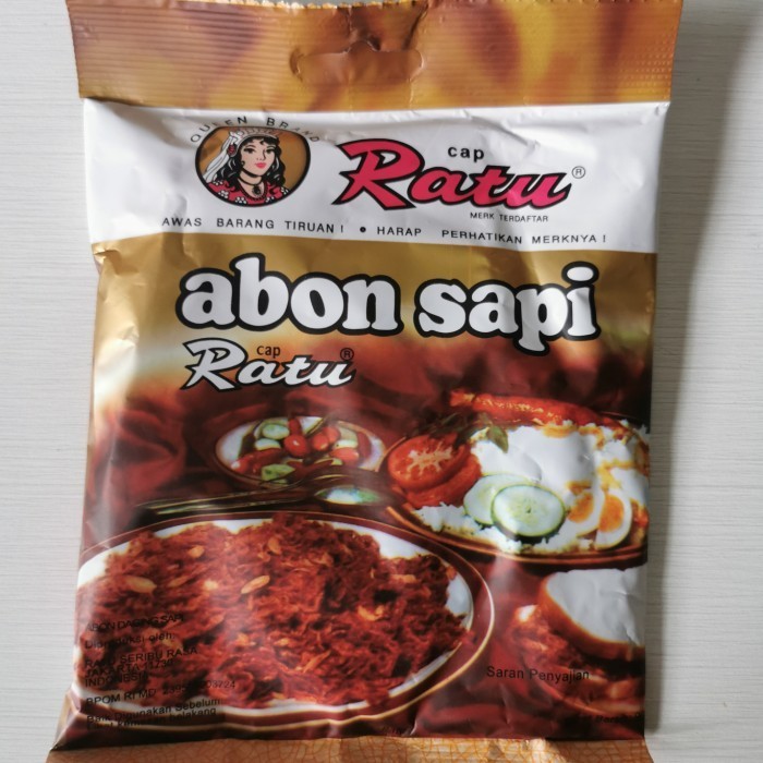 

HEMAT! Abon Sapi Cap Ratu kemasan 90gr