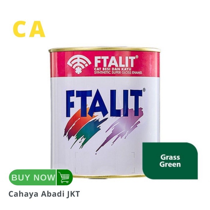 CAT MINYAK FTALIT 125 GRASS GREEN 1KG
