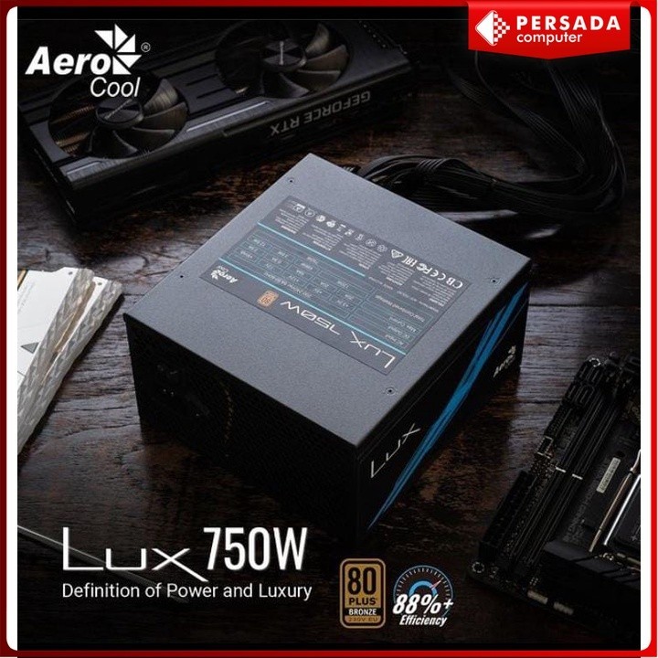 Aerocool LUX 750W PSU 80+ BRONZE