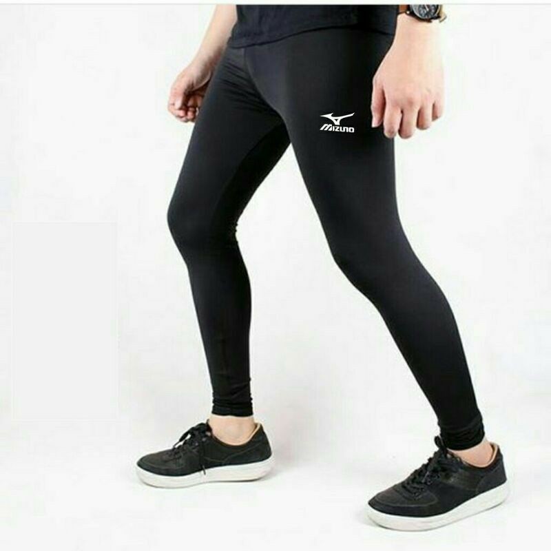 Celana Legging Baselayer Manset Olahraga Pria Wanita Unisex Sport Jumbo Lejing Perempuan