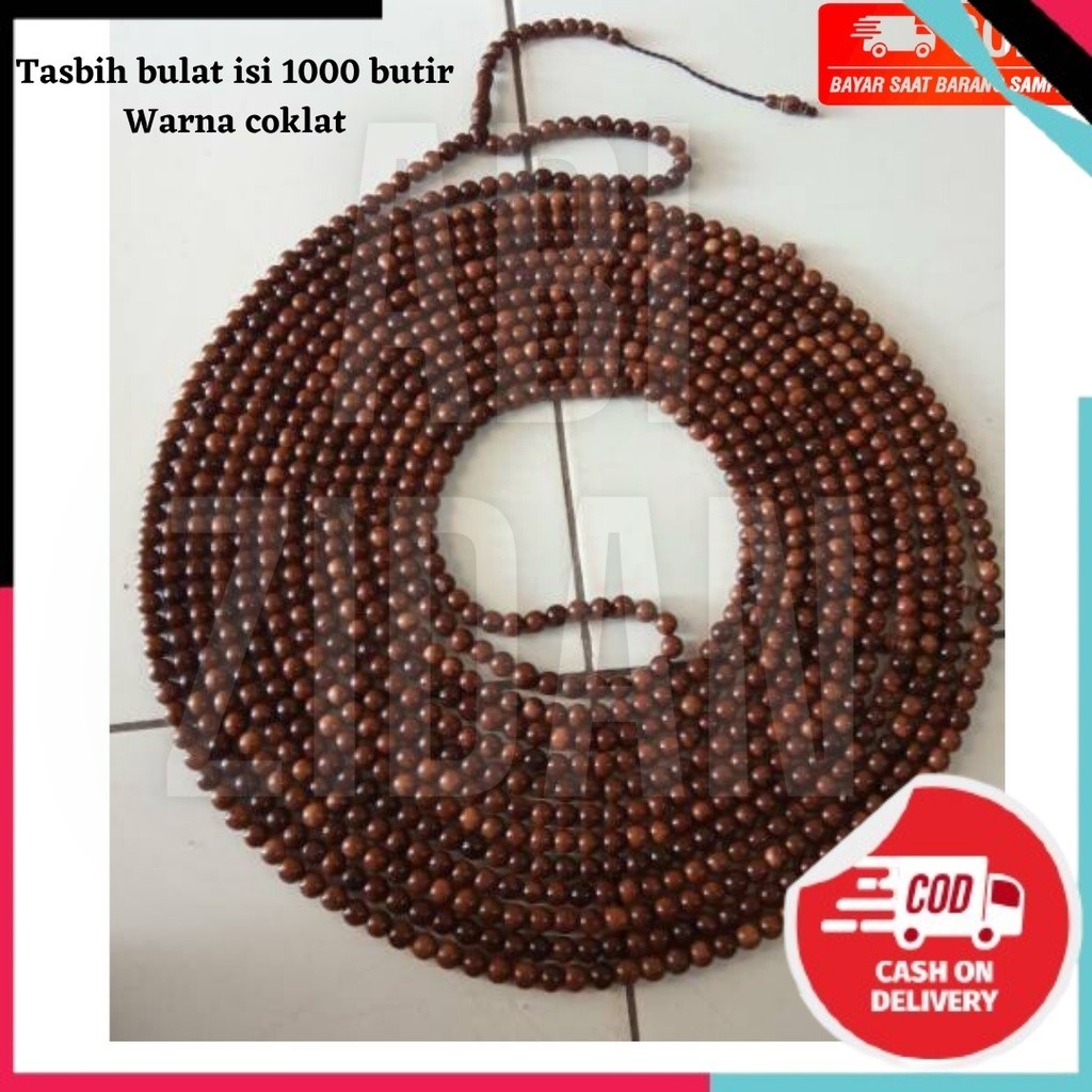 tasbih kaokah kokkah kaukah kaoka kokka koka asli original model bulat isi 1000 butir