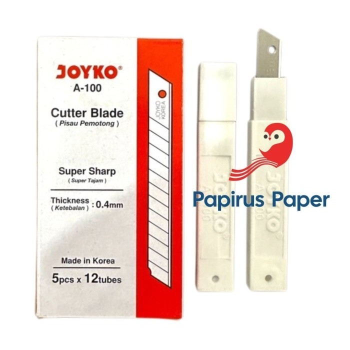 

Isi Cutter Joyko A 100 Refill Cutter Blade / Refill / Pisau Cutter Joyko Kecil