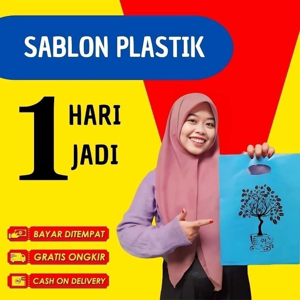 [GROSIR] PLASTIK CUSTOM / PLASTIK SABLON