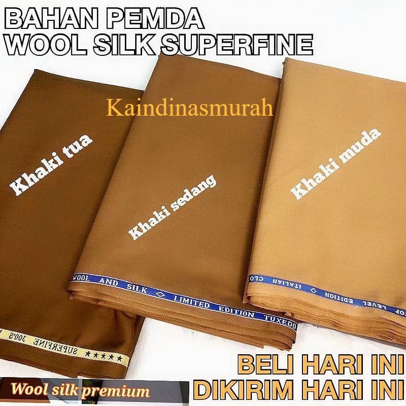 bahan kain dinas setelan baju Pemda,wool premium bahan pemda