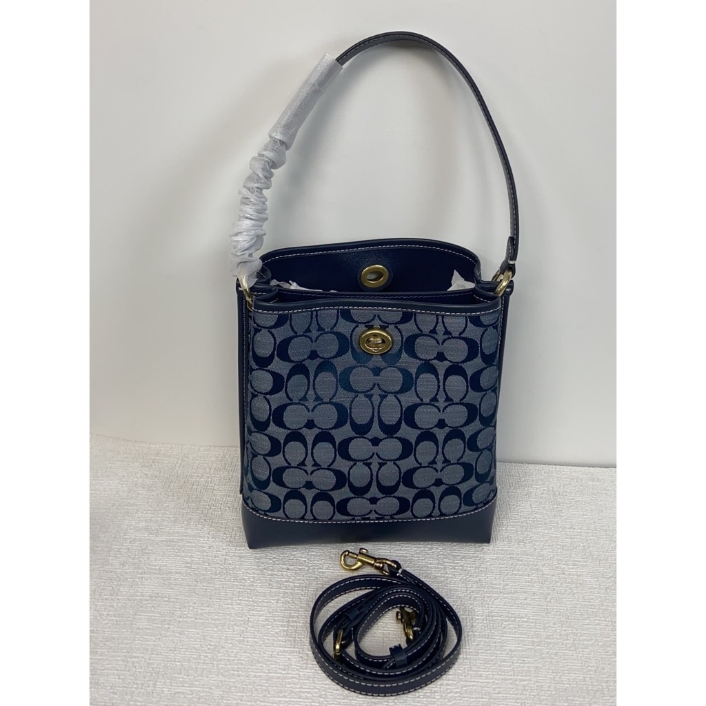 New Counter ORI coach CN063 New Bray Bucket Ole Champlie Plain Bucket Bag Shoulder bag