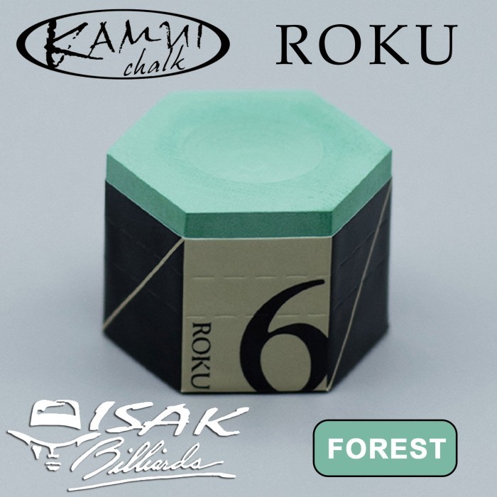 

Kamui Chalk - ROKU Japan Chalks Kapur Biliar Billiard Bilyard Ori Asli - Forest
