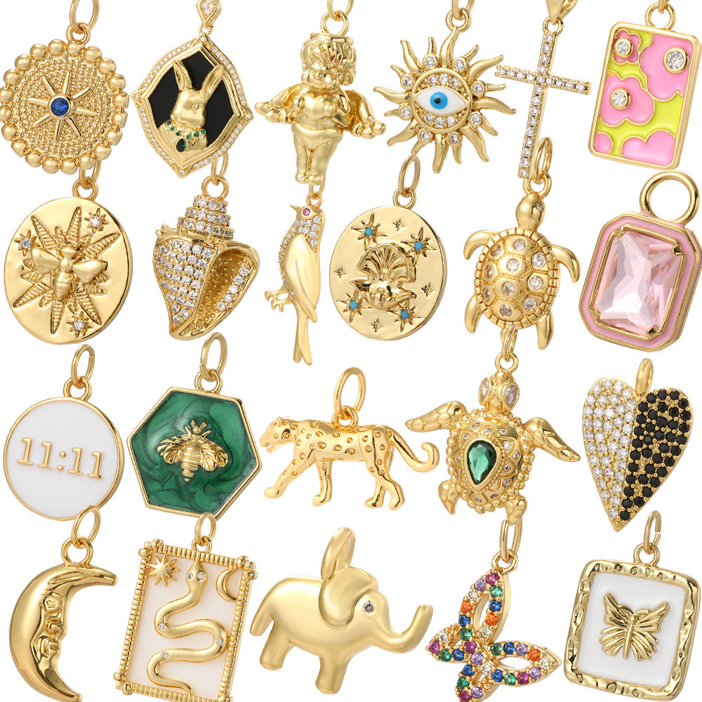 

Cute Bird Butterfly Charms for Jewelry Making Supplies Cute Sun Moon Dijes Diy Earring Bracelet Necklace Accessories Amulet