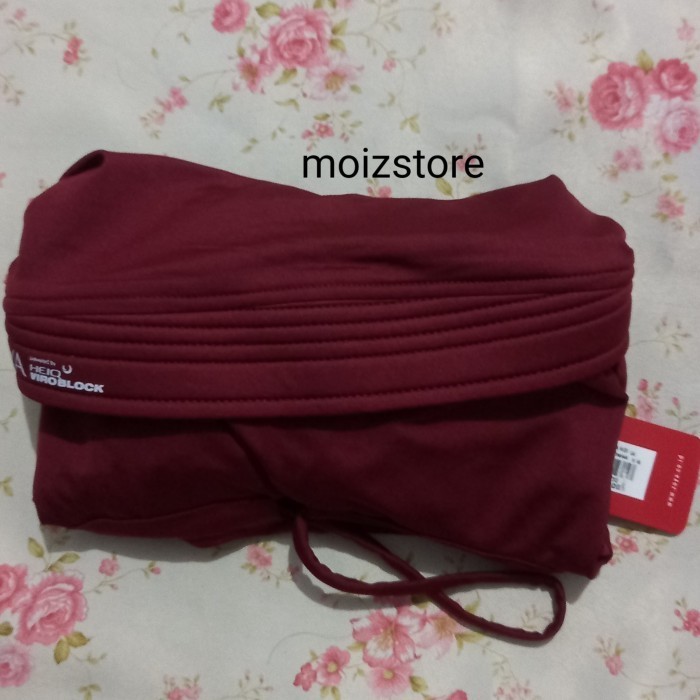 Zoya Jilbab Hijab Bergo Anak Sekolah SD SMP SMA Husna Mini Midi Zoya - Maroon Midi