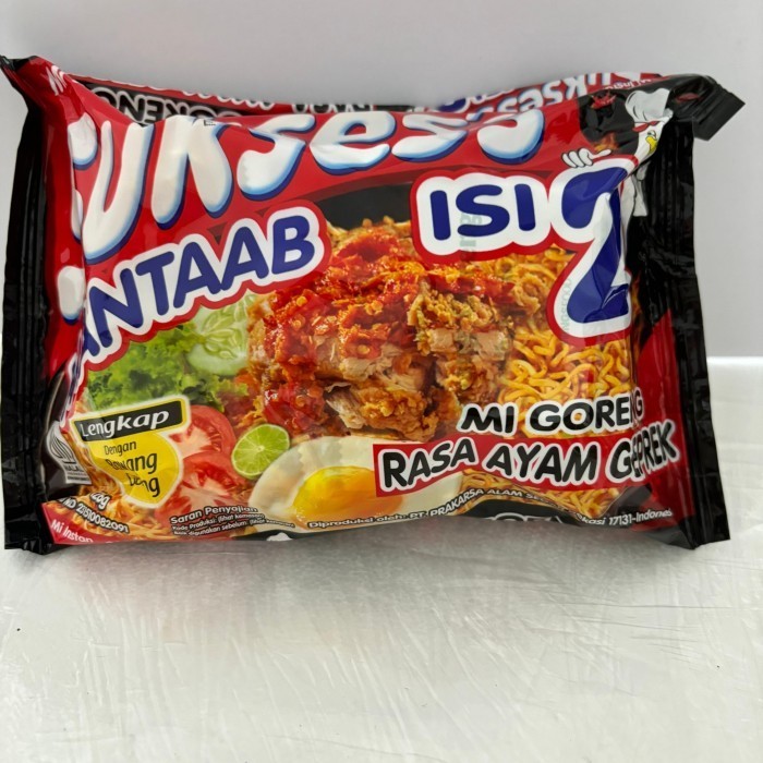 

Mie sukses's isi 2 ayam geprek