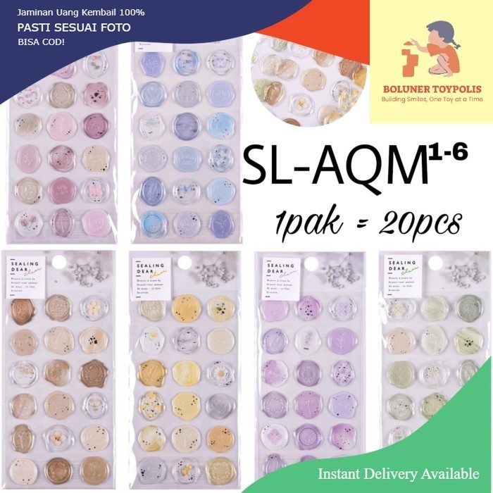 

Sticker Sealing Dear Amplop Seal Colorful Korea Stiker 3d Timbul