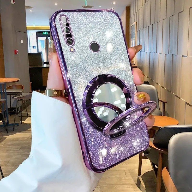 Casing HP Huawei Y6P Y7 2019 Y7 Prime 2019 Y7 Pro 2019 Y7A Y8P Y9 Prime Y9s Dudukan Cermin Rias Berd