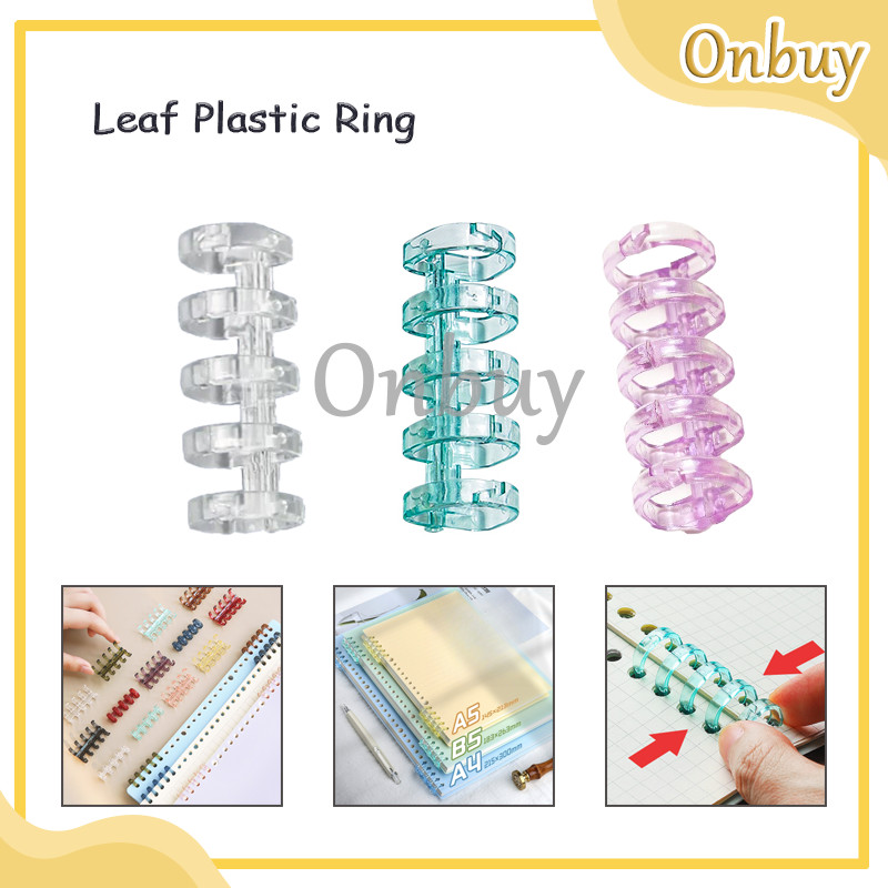 

Ring Binder Plastik Lubang Warna Pastel / Spiral Ring Loose Leaf