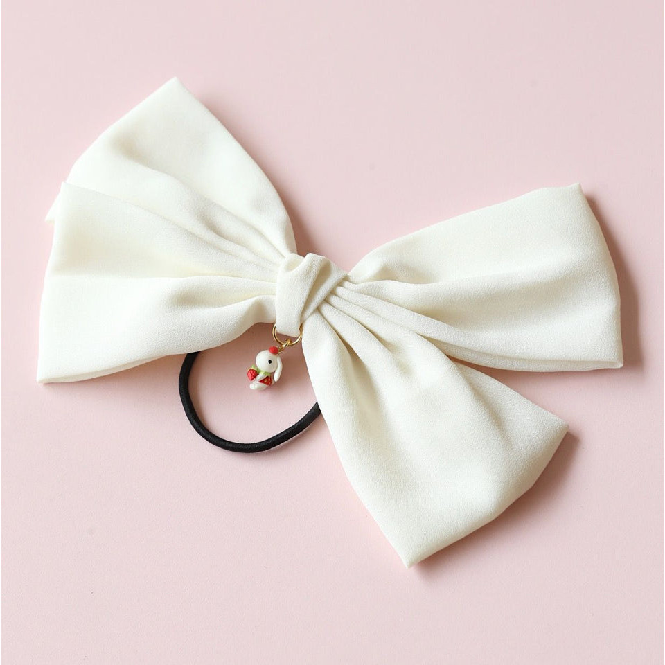 JT Ichigo White Ribbon Hair Tie
