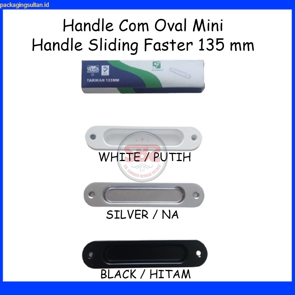 Handle Sliding Faster 135 mm - handel tanam -  handle pintu sleding - pintu geser sliding laci & pin