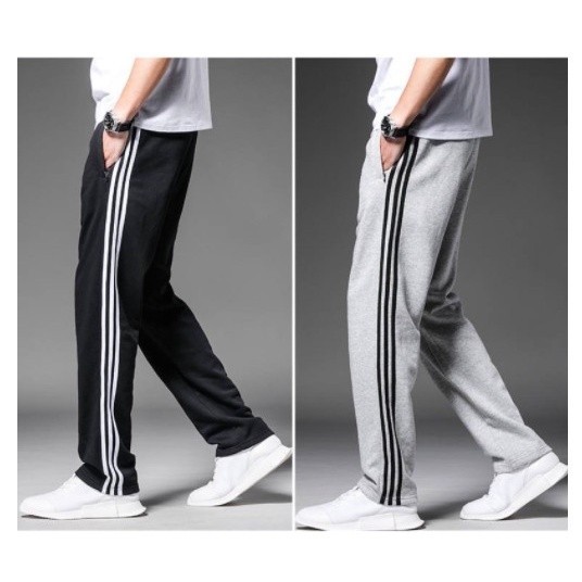 CELANA TRAINING PANJANG JUMBO PRIA DAN WANITA BAHAN KAOS CELANA PANJANG OLAHRAGA BISA COD// CELANA T