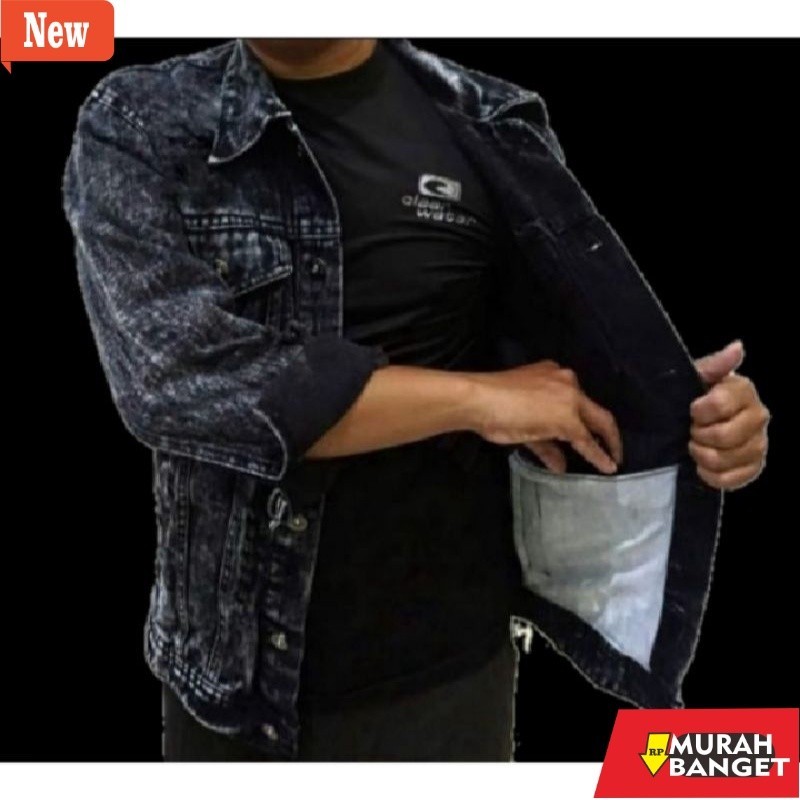 Jaket pria terbaru yg viral- JAKET JEANS PRIA SANWASH JAKET SANWASH PRIA JAKET JEANS