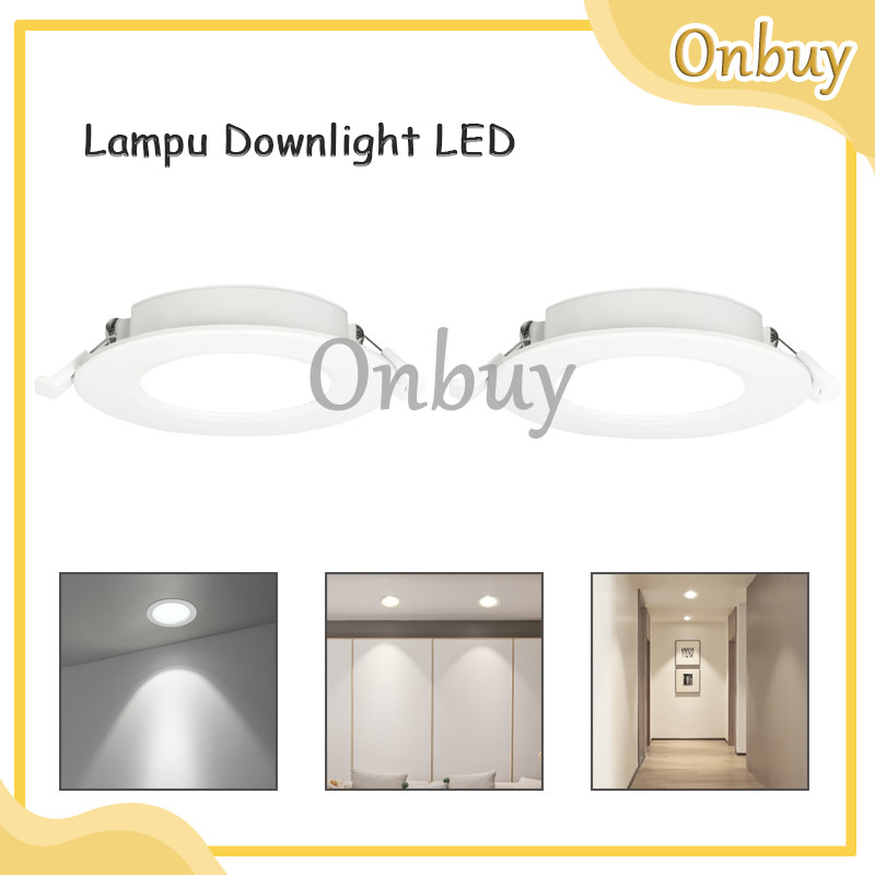 Panel LED / Lampu Downlight LED / Downlight Panel Led Inbow Bulat