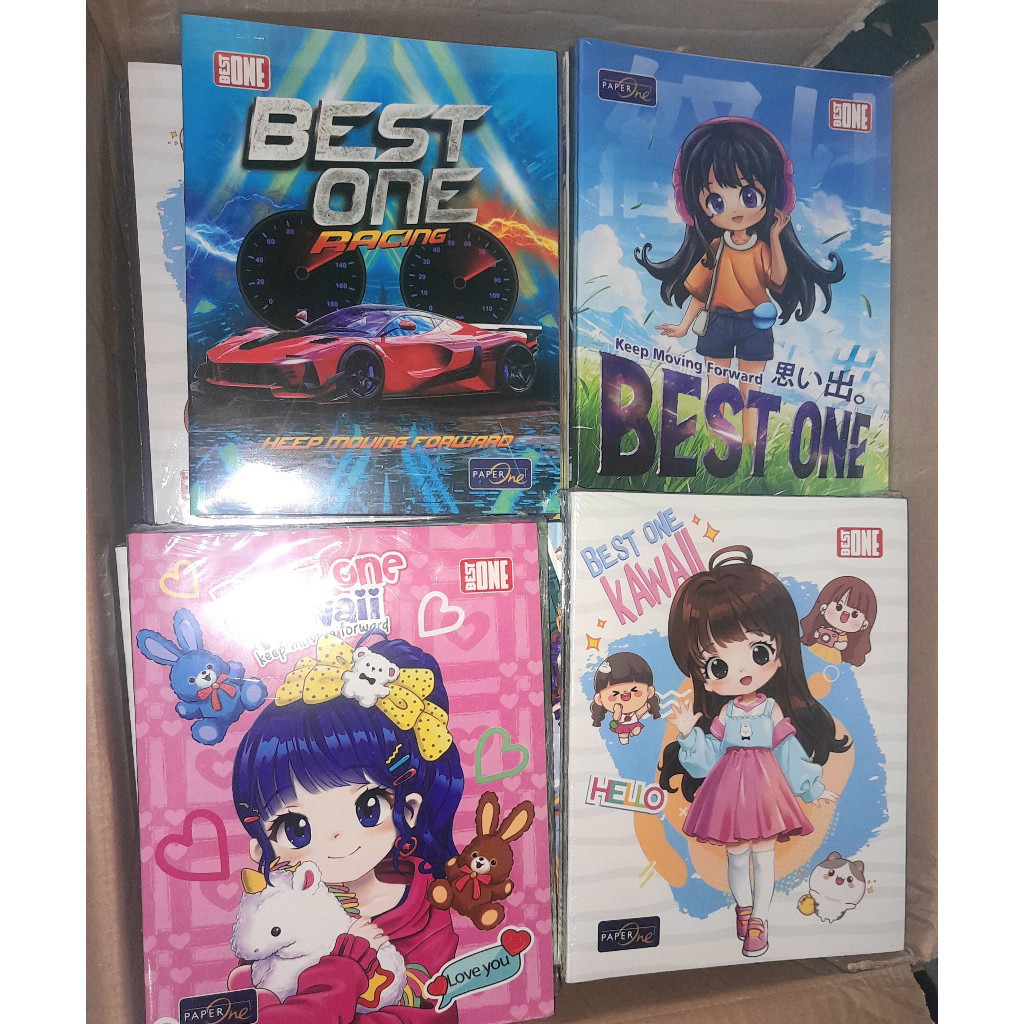 

(10PC) Best One Buku Tulis Isi 38 Lembar Motif Cewek Cowok/ Buku Tulis Murah
