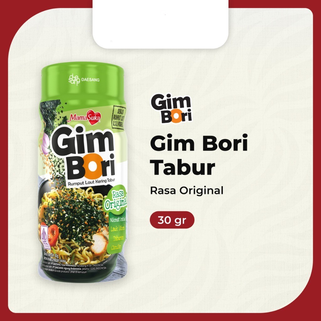

✨ TOMOTOSTORE ✨ MAMASUKA Gim Bori Rumput Laut Kering Tabur Original