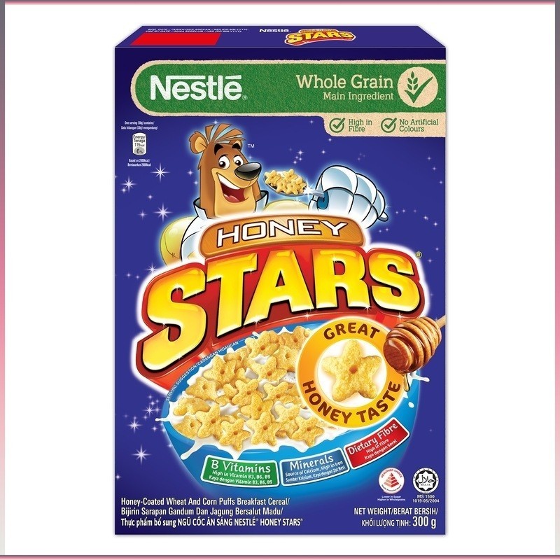 

Nestle Honey Stars Cereal Combo Pack Cup 300gr Star Sereal Sarapan Sehat Gandum Jagung Madu Mix 150gr 32gr 1 kg Kiloan Dus Renceng