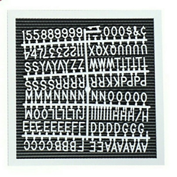 

Papan Nama Bayi/Papan Huruf Letter Board/Sudah Termasuk Huruf - PUTIH-HITAM