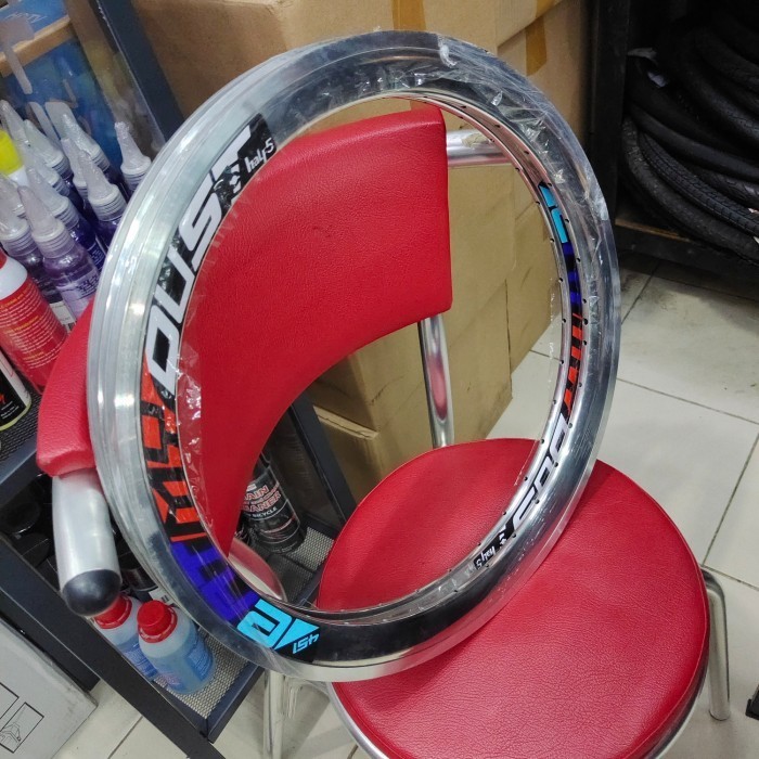 Velg RIMS 20 451 Mini vello Minion Clasic Crome Kaca double rim Satuan - 32 h 4cm
