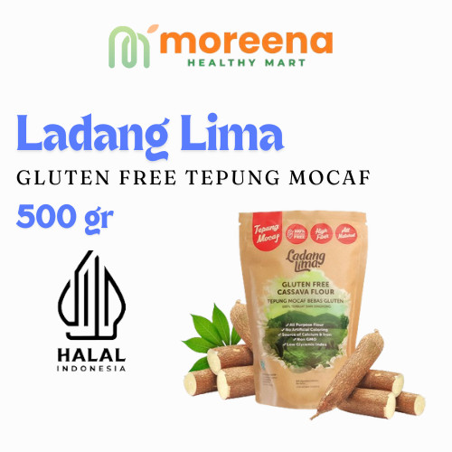 

LADANG LIMA TEPUNG SINGKONG (MOCAF) 500GR - GLUTEN FREE