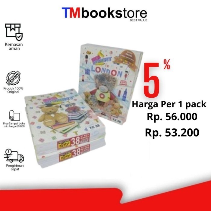 

BUKU TULIS 38 PACK AA62210381 KIKY (PER 1 PACK) TMBOOKSTORE